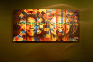 Kobra apresenta obra inédita na exposição  Kobra apresenta obra inédita na exposição